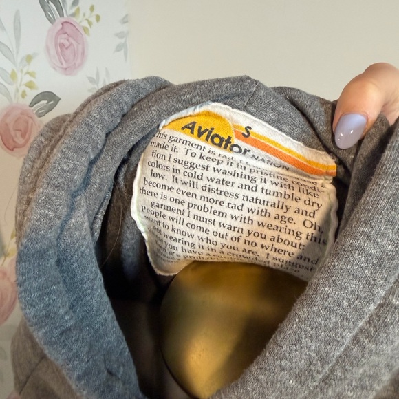 Aviator Nation Women's Logo Stripe Crop Hoodie - Picture 5 of 5